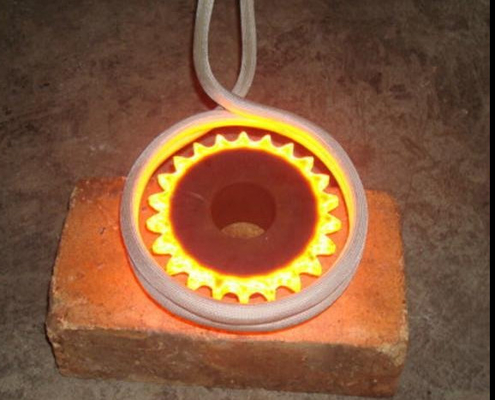 Thiết bị gia nhiệt cảm ứng bánh răng lớn 50kw Răng đơn Tần số siêu âm thanh