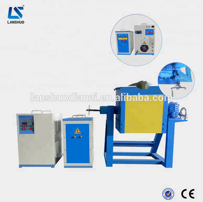 Lò nung cảm ứng IGBT 45KW LSZ-45 để nấu chảy phế liệu kim loại