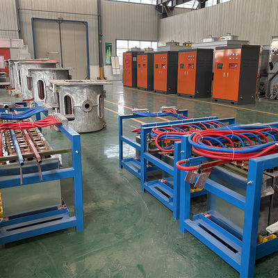 800KW 1T lò nóng chảy cảm ứng cho sắt thép đồng nhôm phế liệu nhôm