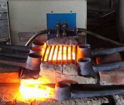 Máy gia nhiệt cảm ứng tần số trung bình 50KW Lò rèn thanh thép