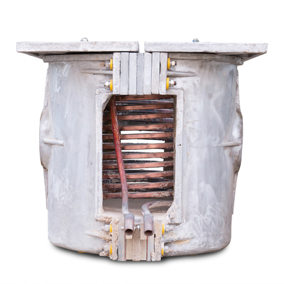 1 tấn Capacity Metal Foundry Melting Pot Steel Iron Electric Smelting Furnace Aluminium Melting Furnace Industrial Furnace 1 tấn Công suất